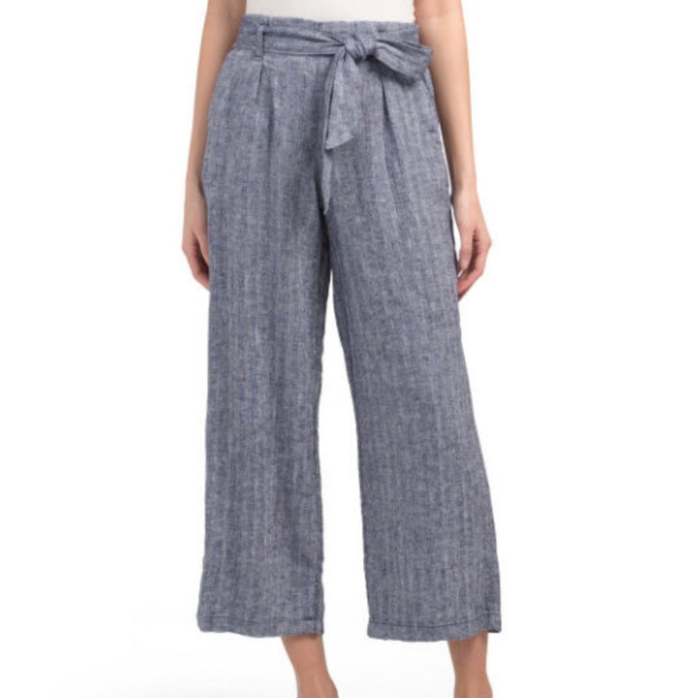 !!! SOLD !!! Rachel Zoe Linen Paper Bag High-Rise Pant